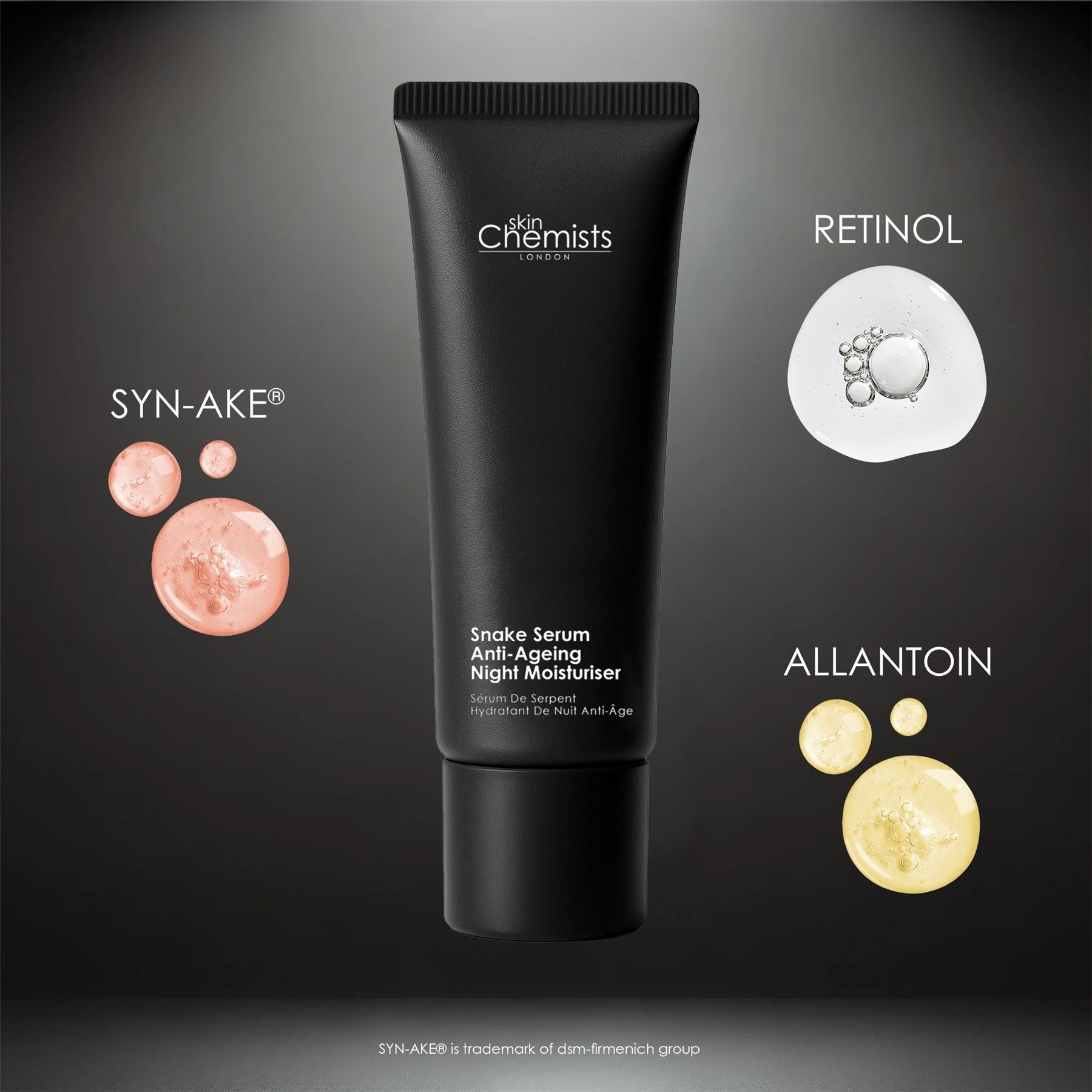 SkinChemists Soin de nuit anti-âge au venin de serpent 50 ml