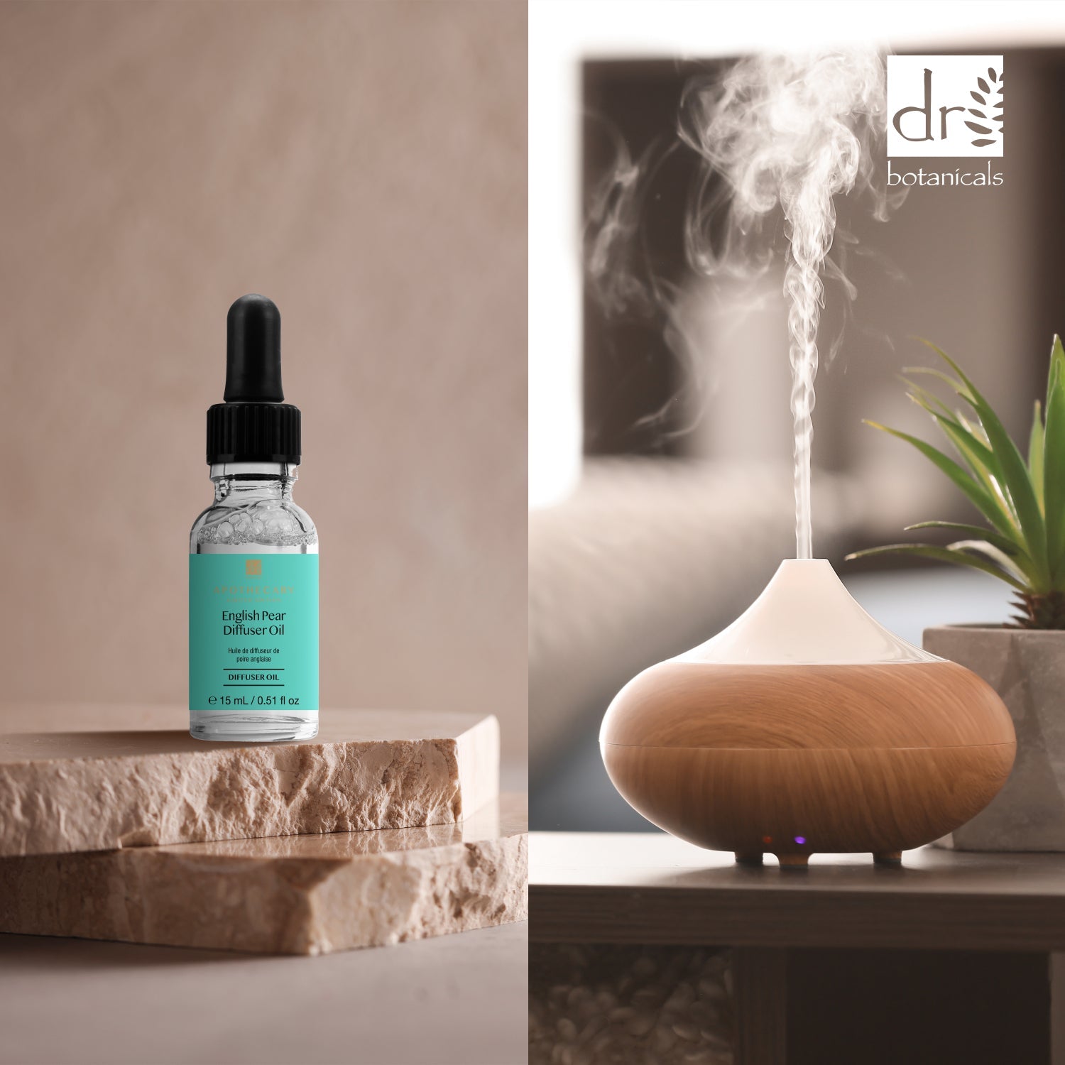 Happy & Cheerful English Pear Diffuser Oil 15ml Twin Value Savings Pack