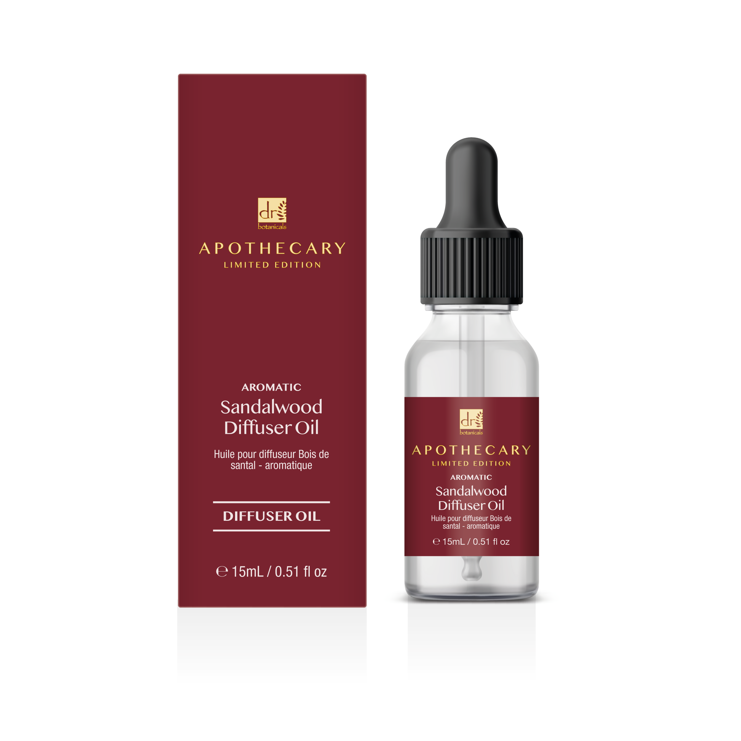 Huile pour diffuseur au bois de santal aromatique 15 ml