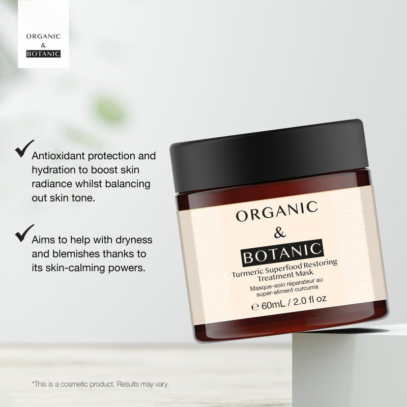 Masque de soin réparateur avancé au curcuma et superaliment 60 ml