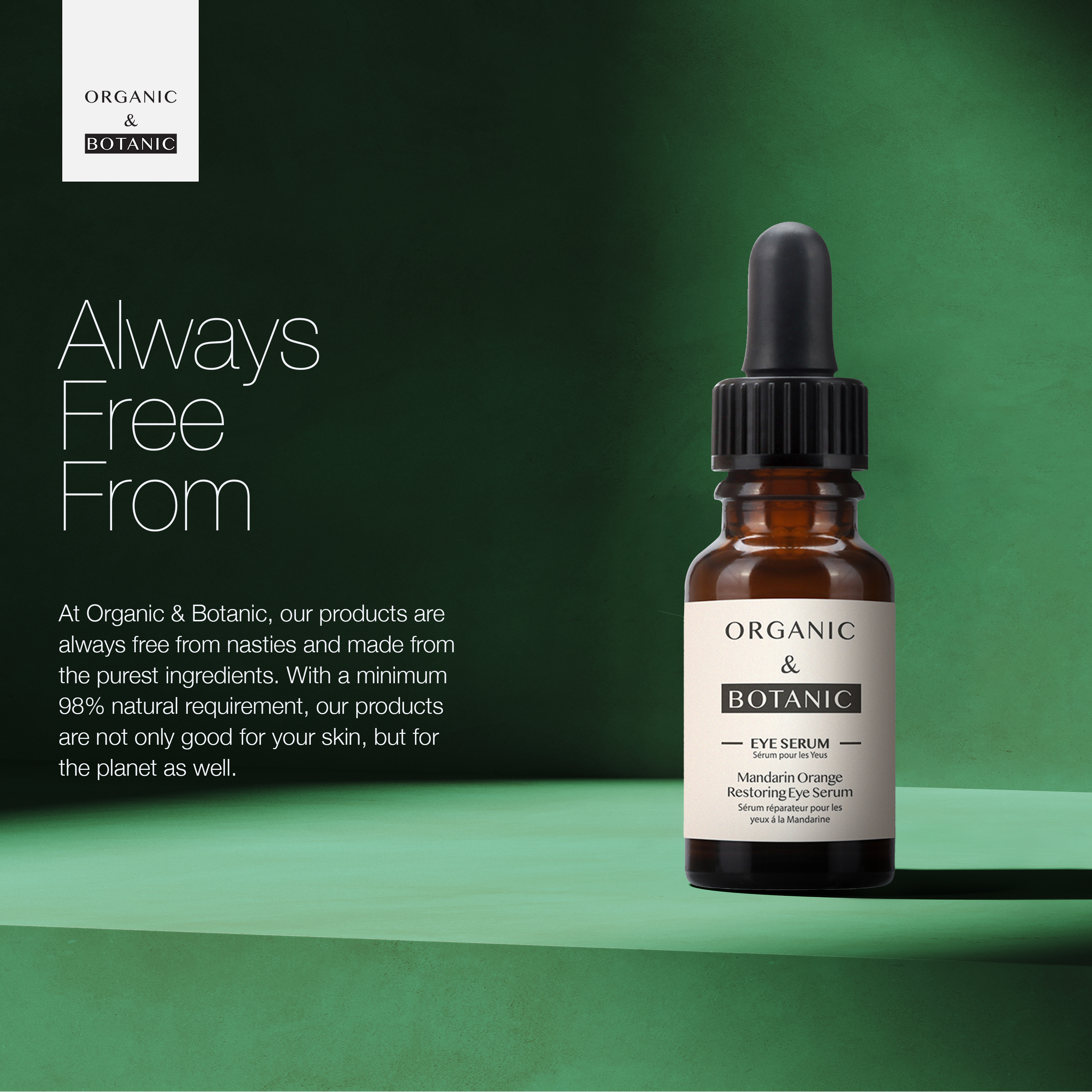 Sérum contour des yeux réparateur à l'orange mandarine 15 ml