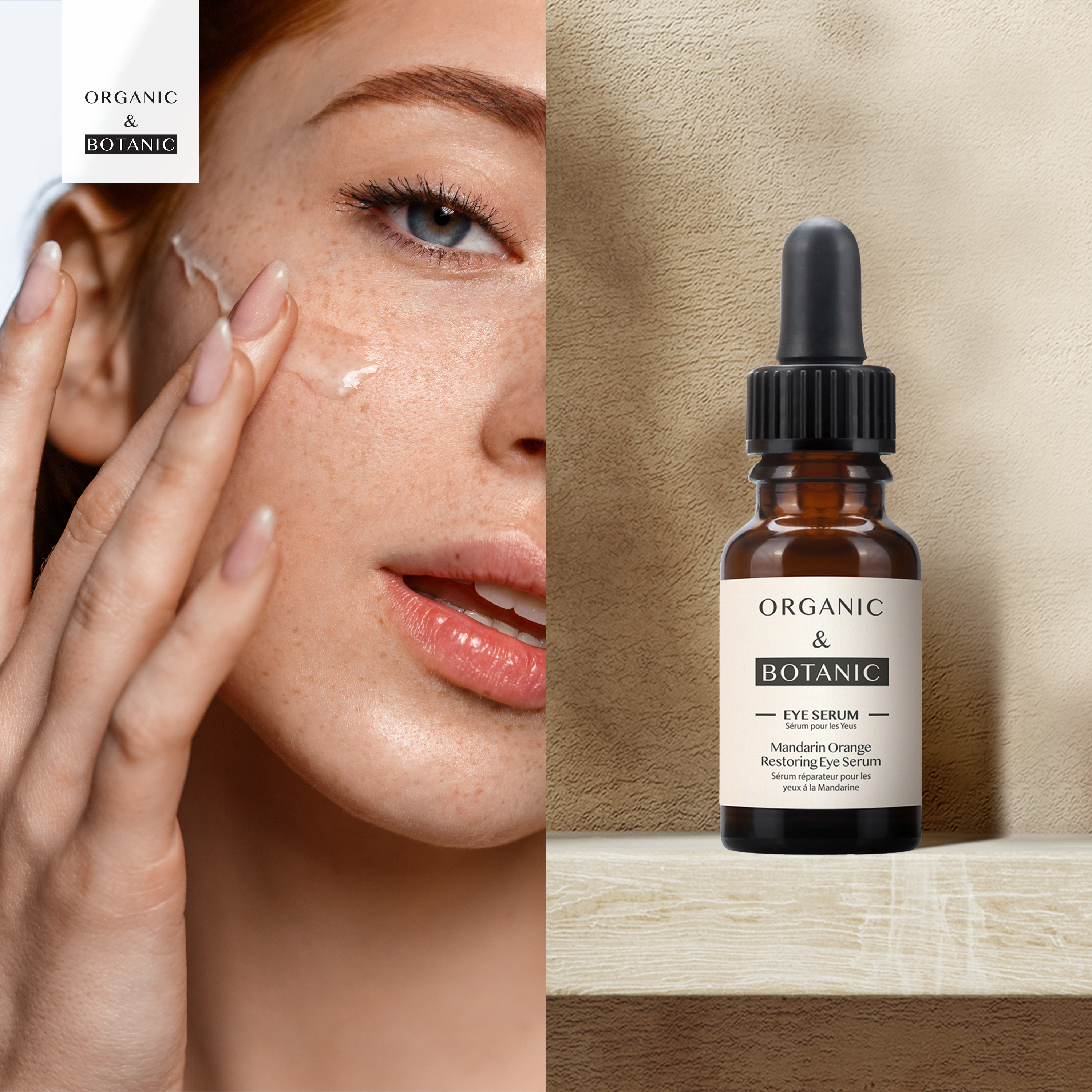 Sérum contour des yeux réparateur à l'orange mandarine 15 ml