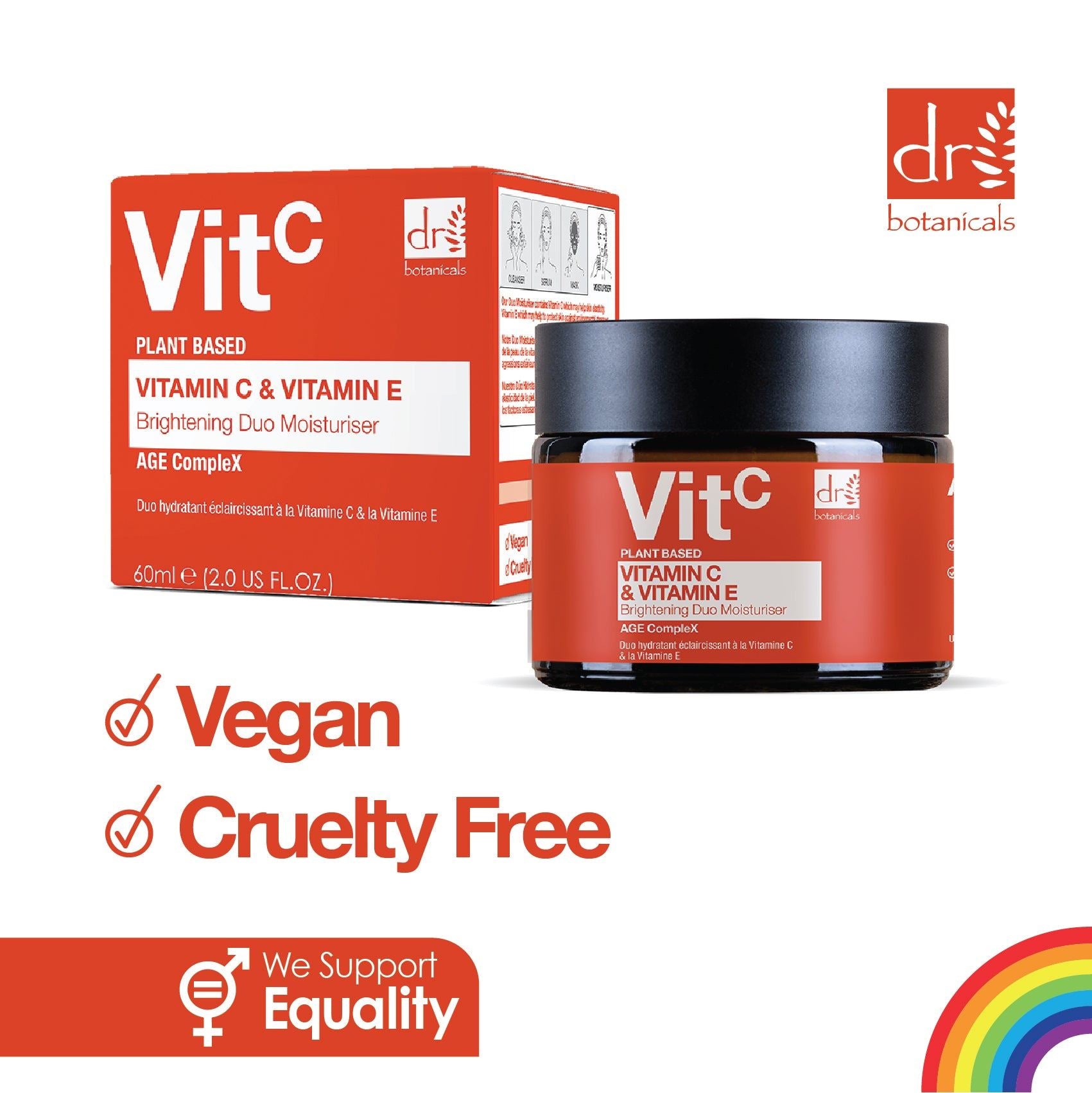 Kit Duo Hydratant Anti-Âge à la Vitamine C et Sérum Visage Avancé