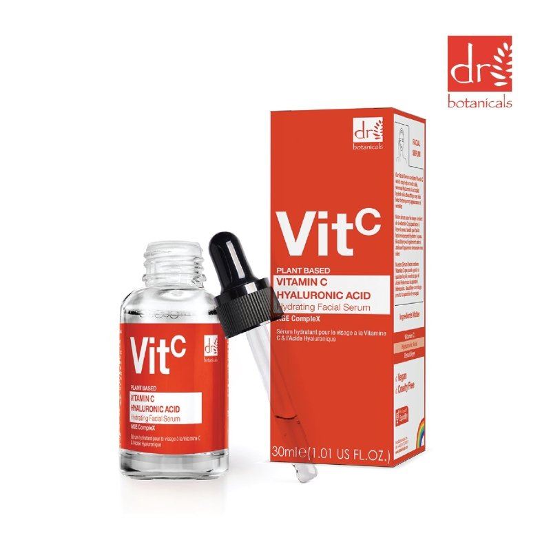 Vitamin C &amp; Hyaluronsäure Anti-Aging Gesichtsserum 30 ml + Vitamin C &amp; Vitamin E Aufhellende Anti-Aging Duo Feuchtigkeitscreme 60 ml