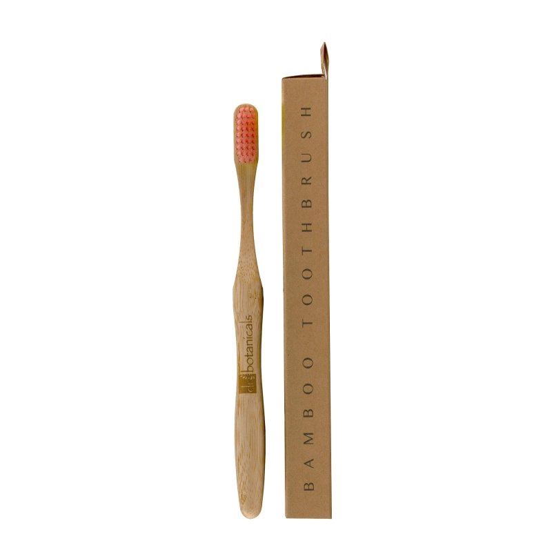 Brosse à dents en bambou rose