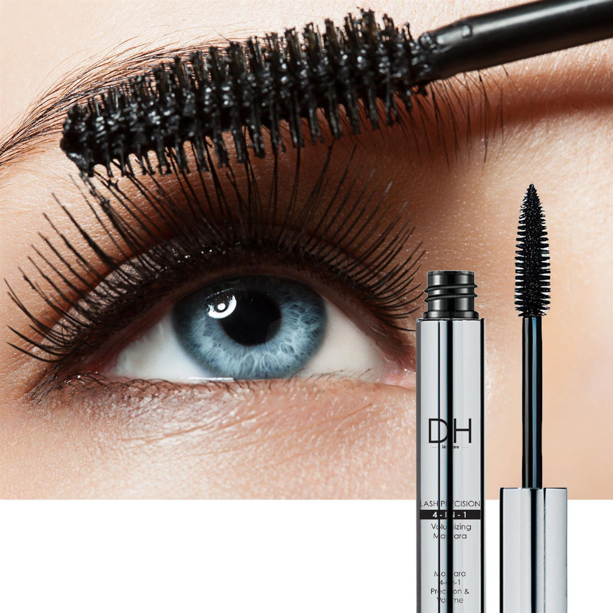 Máscara de pestañas voluminizadora 4-en-1 8ml | Negro