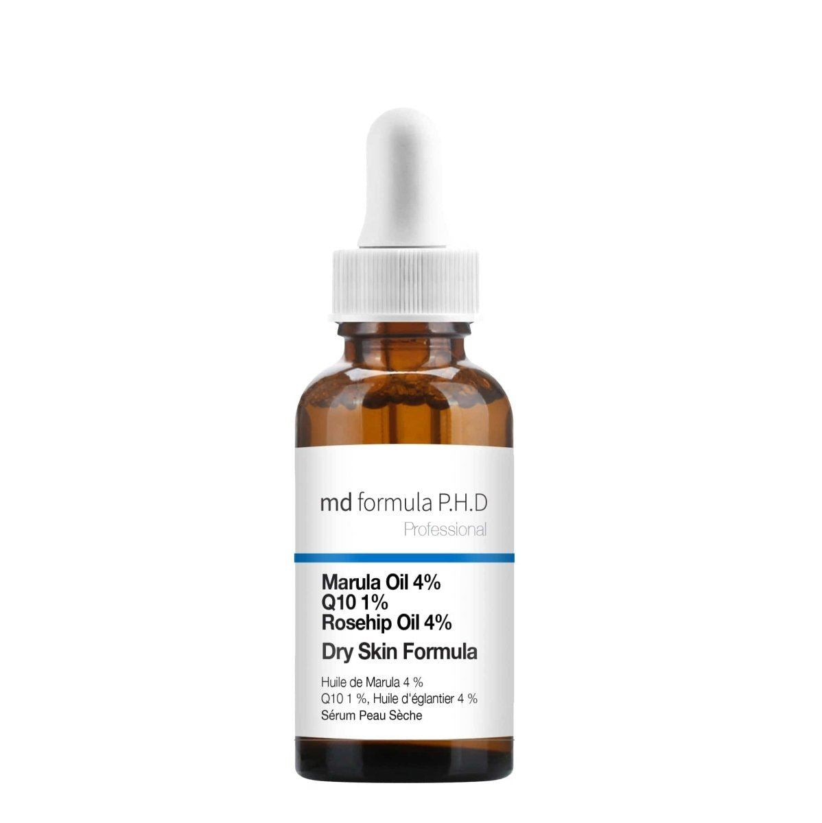 Sérum pour peaux sèches à l'huile de marula 4 %, Q10 1 %, huile de rose musquée 4 %, 30 ml
