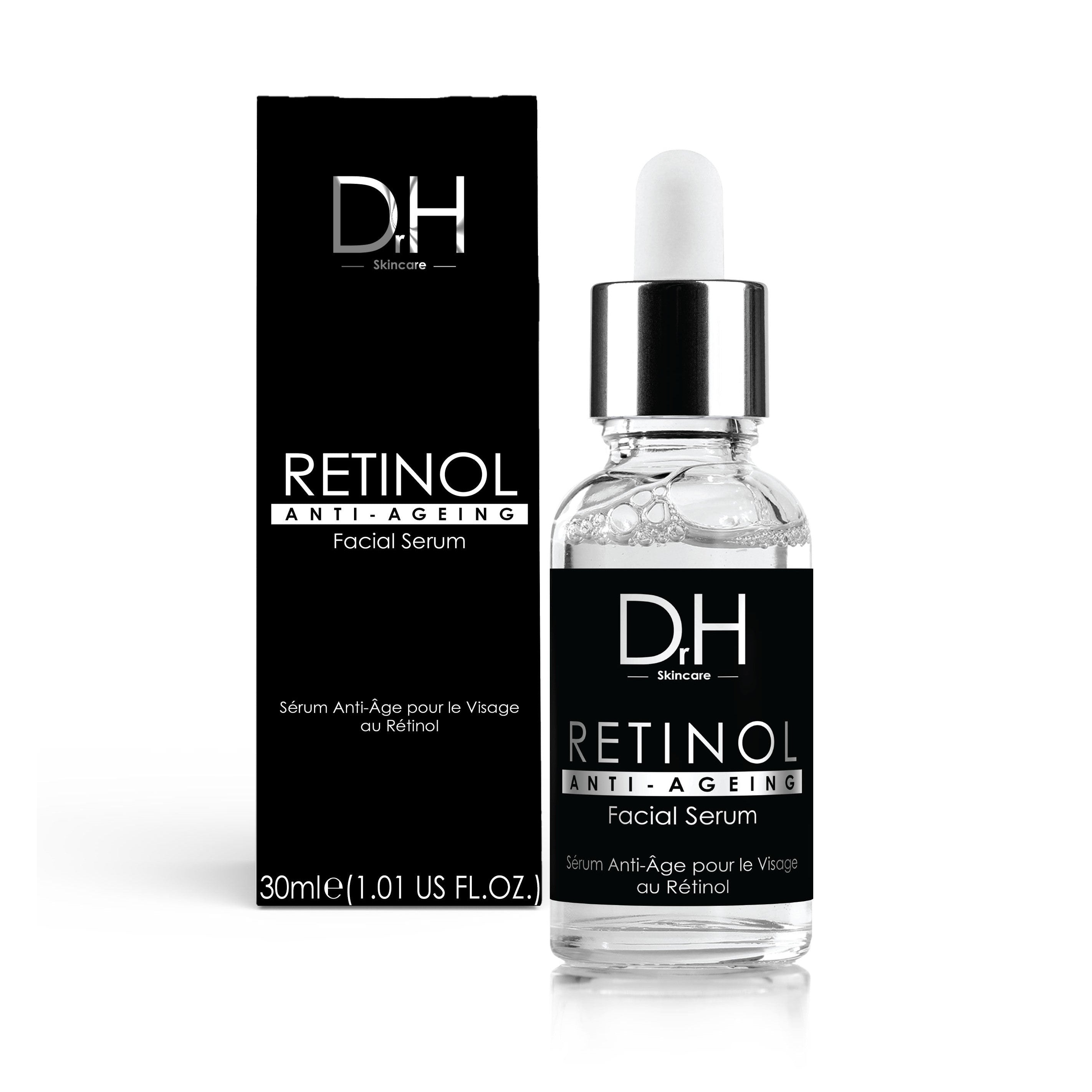 Crème de nuit anti-âge au rétinol 60 ml + Sérum visage anti-âge au rétinol 30 ml