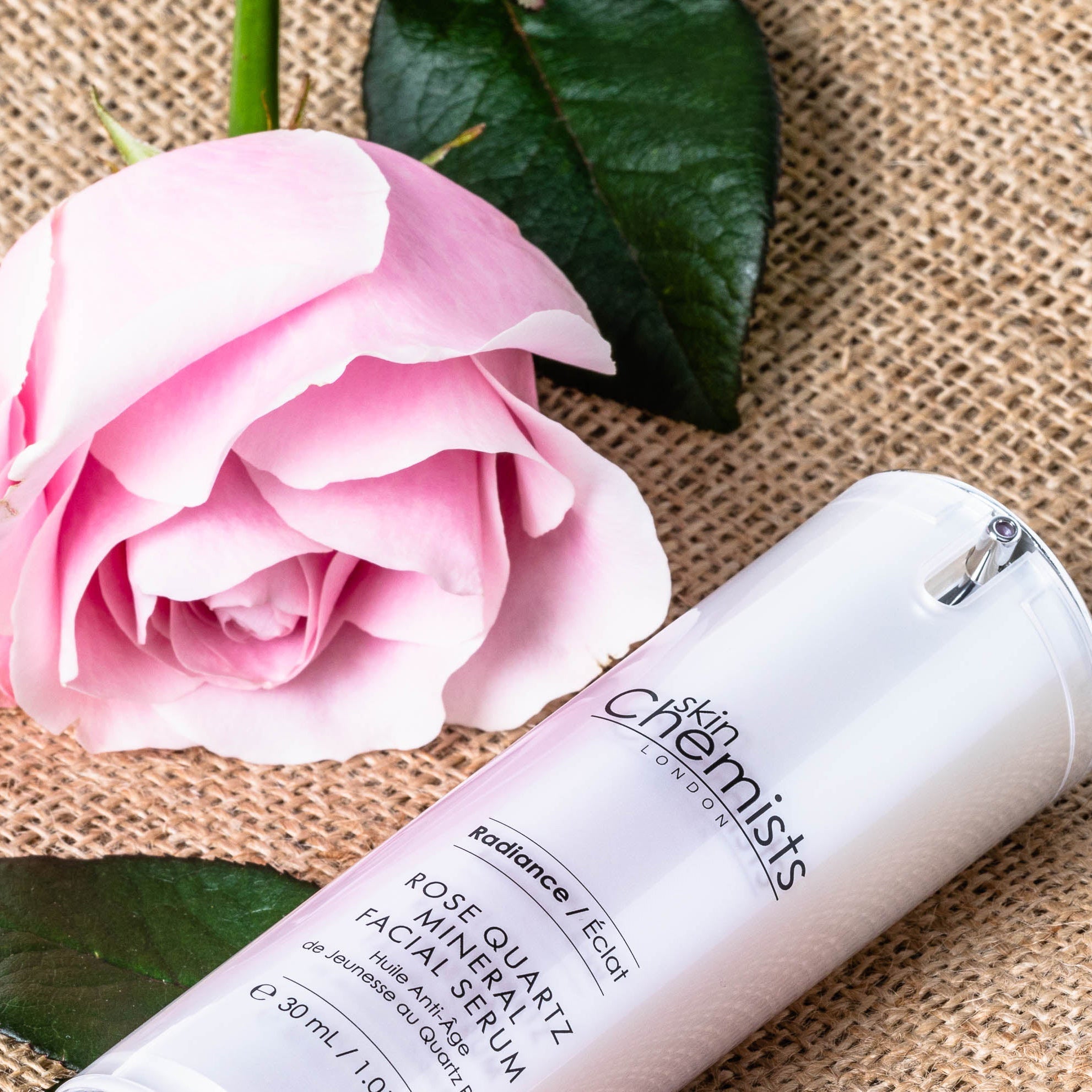 Sérum visage minéral au quartz rose 30 ml - Lot de 2 (offre économique)