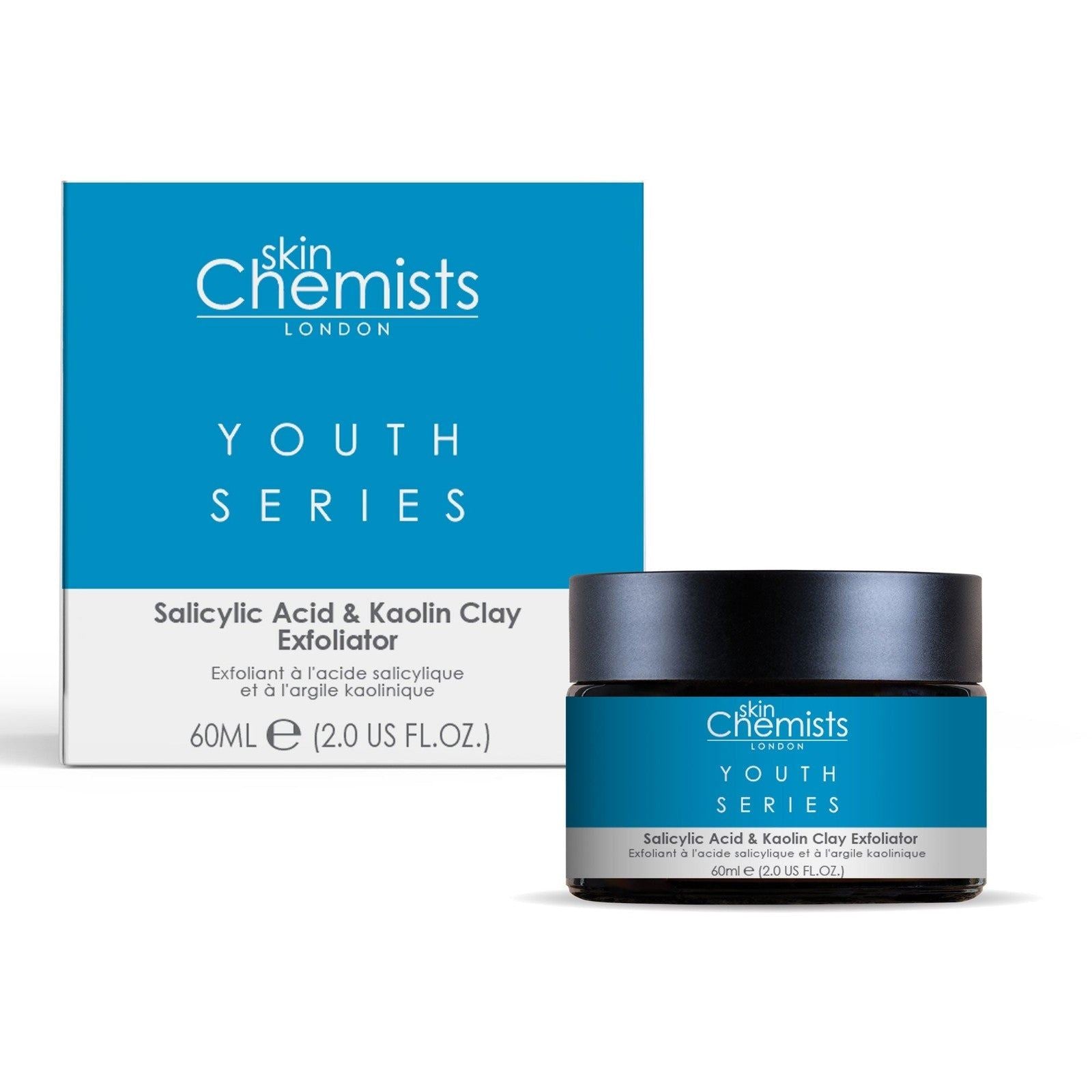 Exfoliant à l'acide salicylique et à l'argile kaolin Youth Series 60 ml