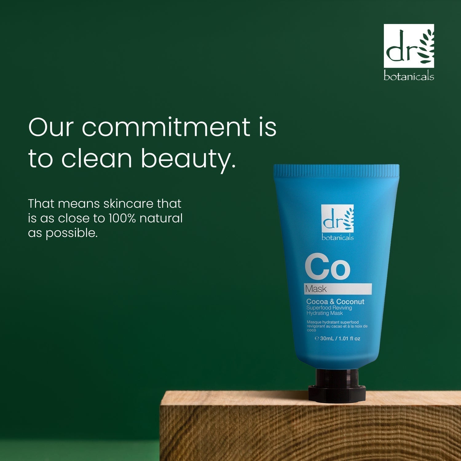 Kakao- &amp; Kokosnuss-Superfood-Revitalisierende Feuchtigkeitsmaske 30 ml