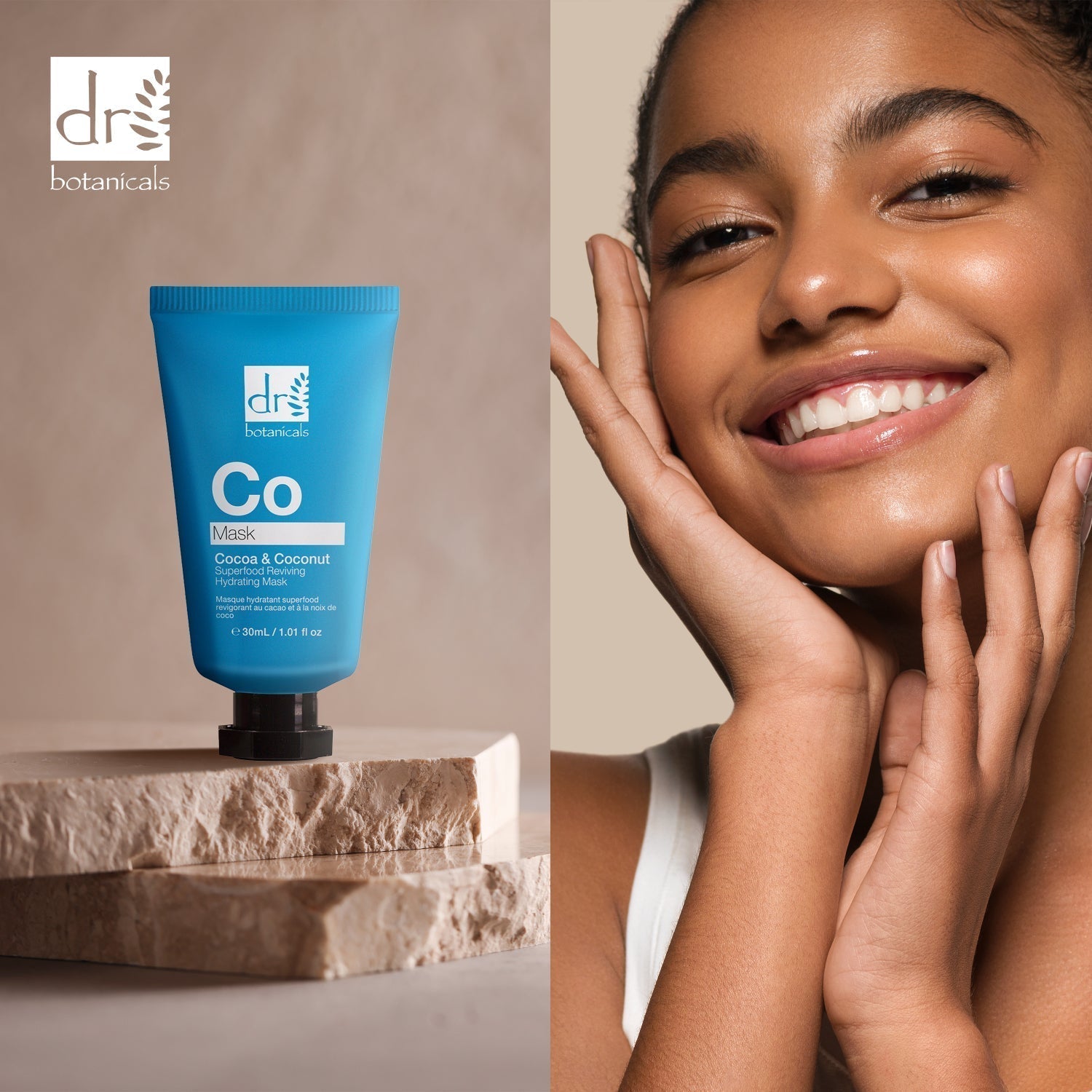 Kakao- &amp; Kokosnuss-Superfood-Revitalisierende Feuchtigkeitsmaske 30 ml