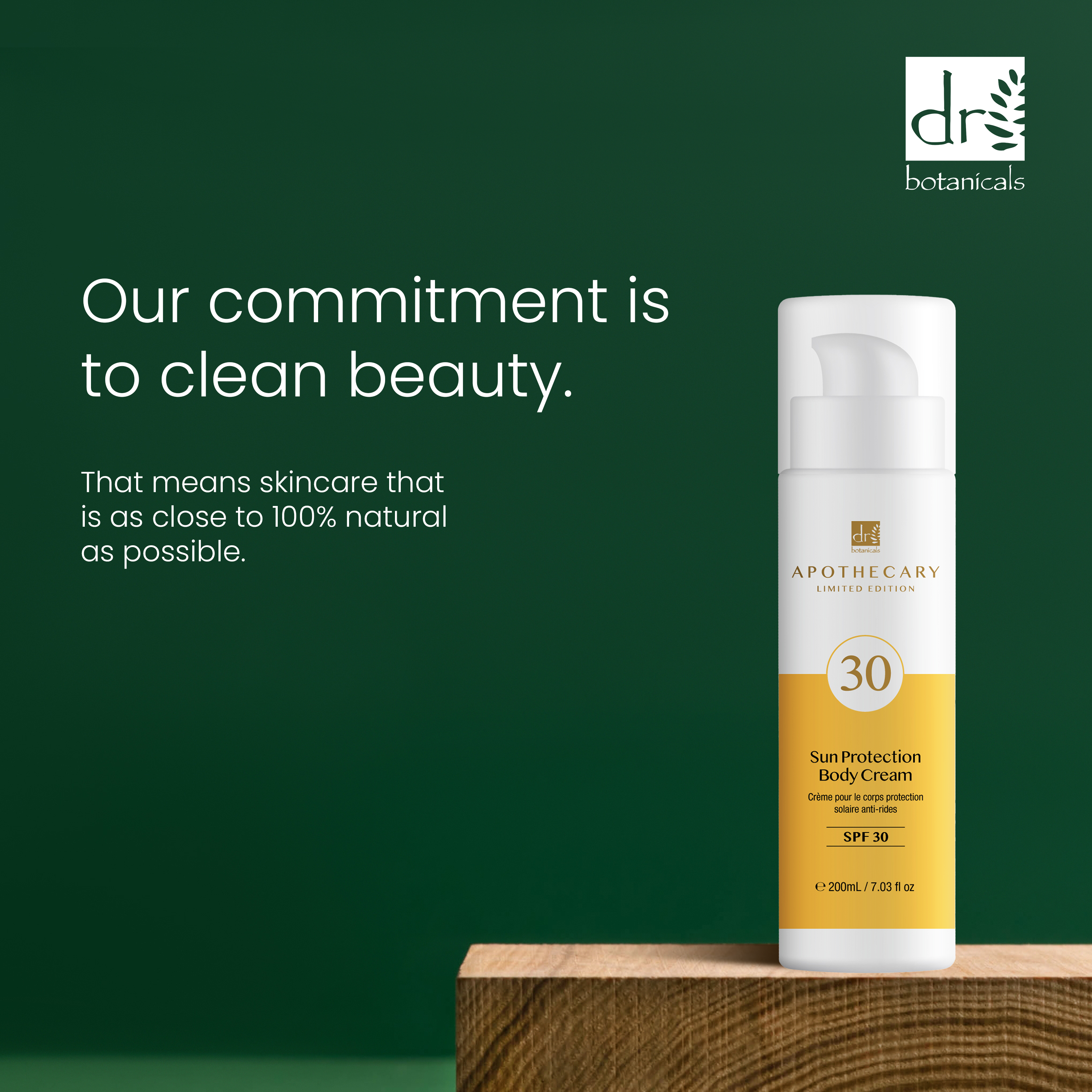 Crème corporelle SPF 30 200 ml