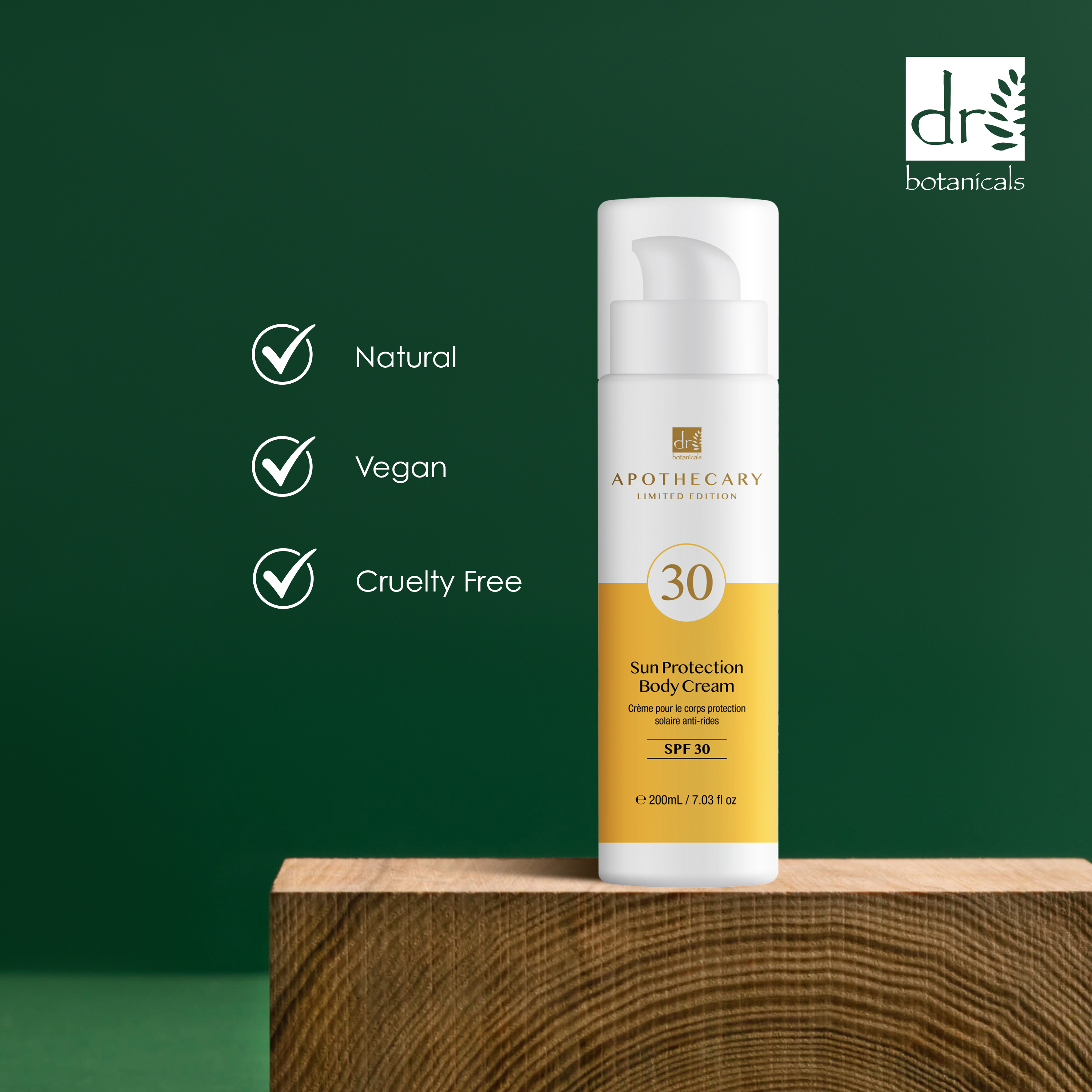 Crème corporelle SPF 30 200 ml