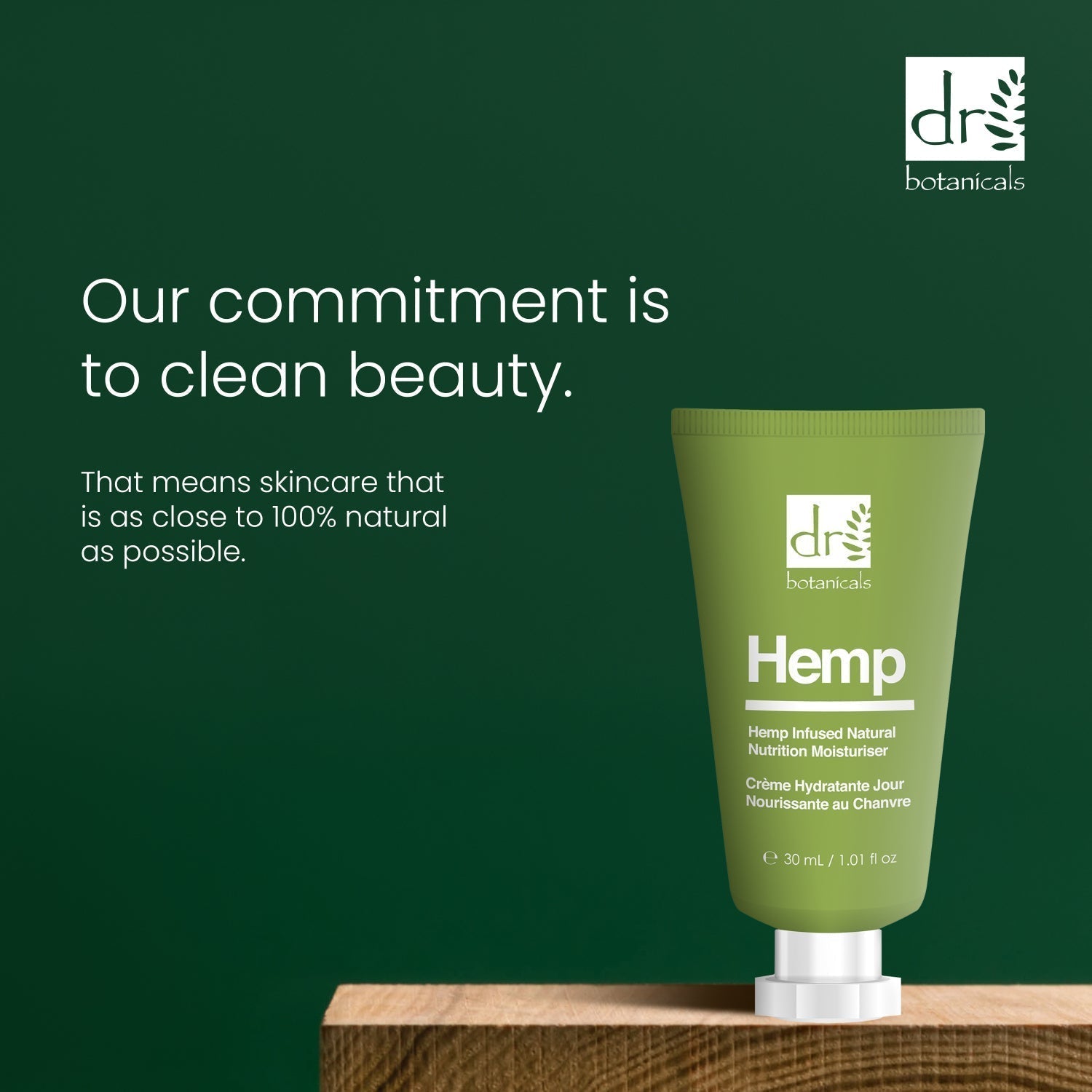 Crème hydratante naturelle infusée 30 ml