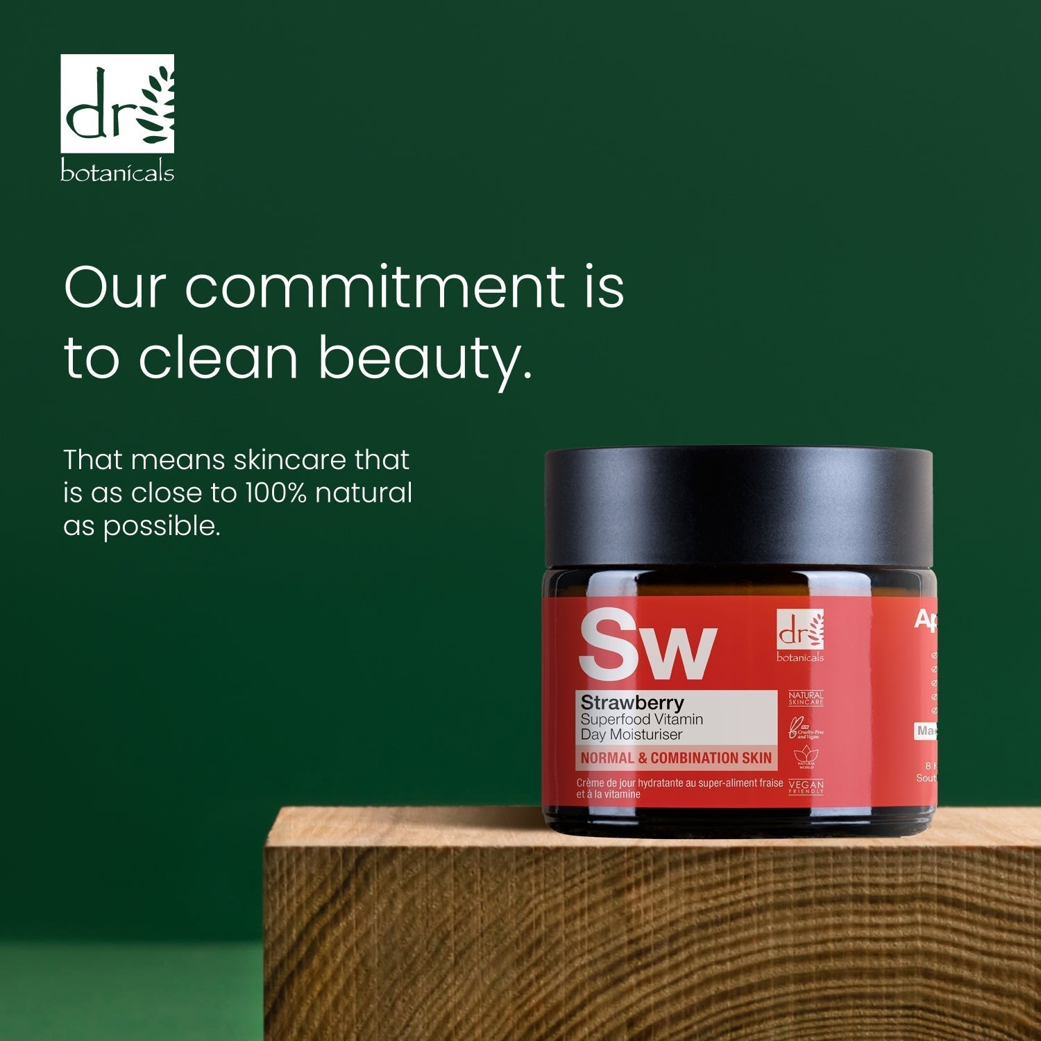 Crème de jour avancée à la vitamine C et à la fraise 60 ml