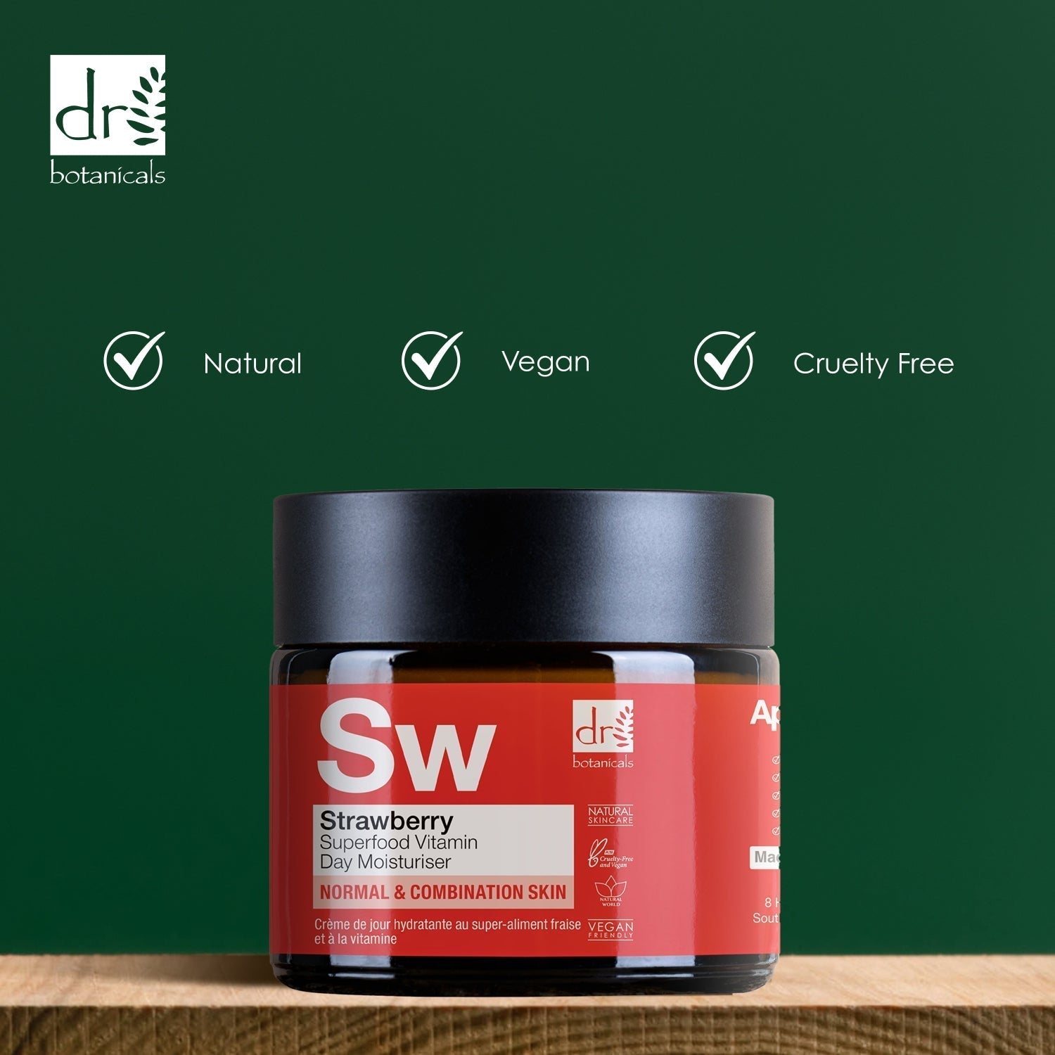 Crème de jour avancée à la vitamine C et à la fraise 60 ml