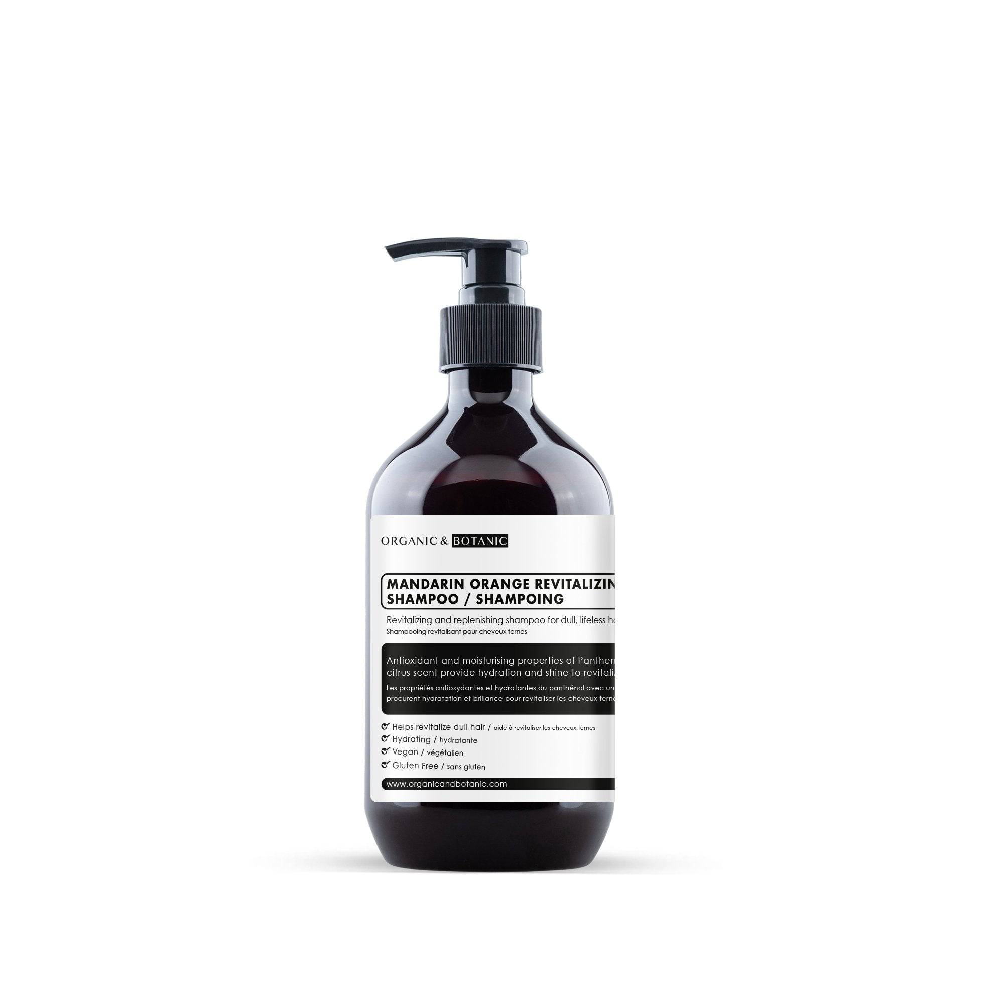 Shampoing revitalisant à l'orange mandarine 500 ml