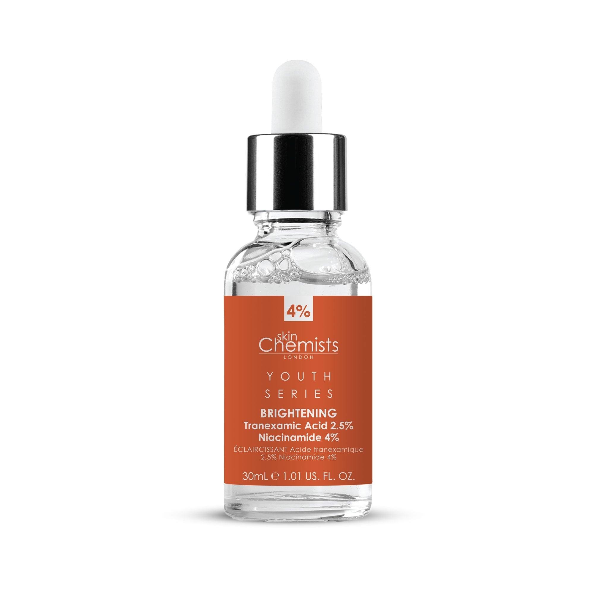 Sérum éclaircissant Youth Series à l'acide tranexamique 2,5 % et à la niacinamide 4 % (30 ml)