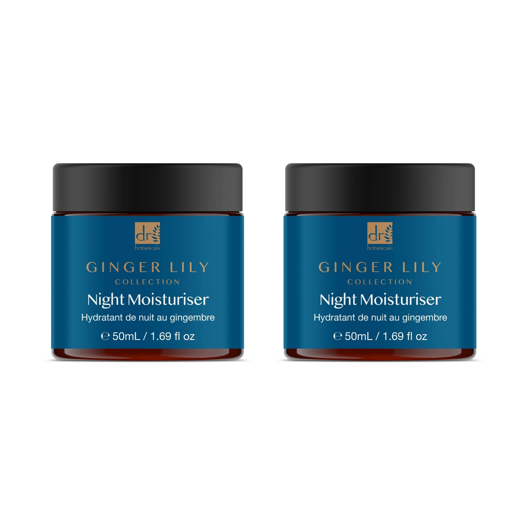Crème de nuit Gingerlily 50 ml - Lot de 2 à prix avantageux
